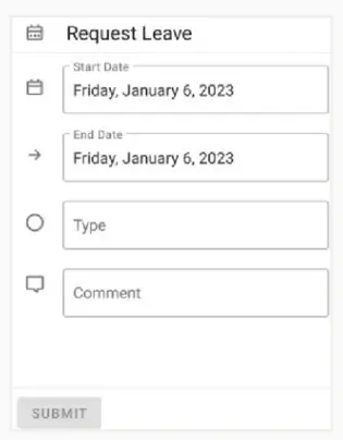 Submit Leave Requests
