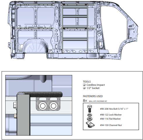 RANGER DESIGN 6550-FTS Shelving Track Kit-fig6