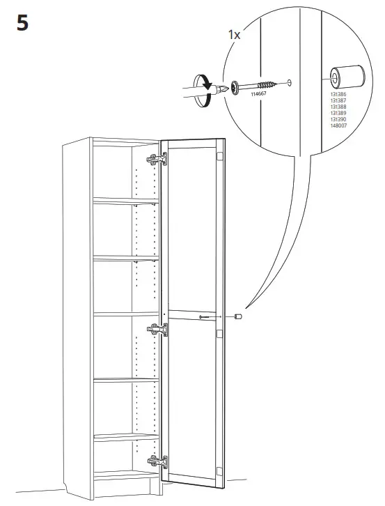 IKEA 404.075.64 OXBERG Bookcase with Doors- fig 6