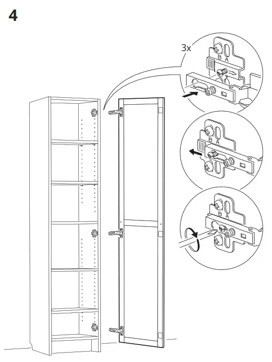 IKEA 404.075.64 OXBERG Bookcase with Doors- fig 6