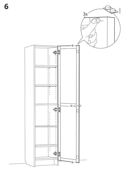 IKEA 404.075.64 OXBERG Bookcase with Doors- fig 7