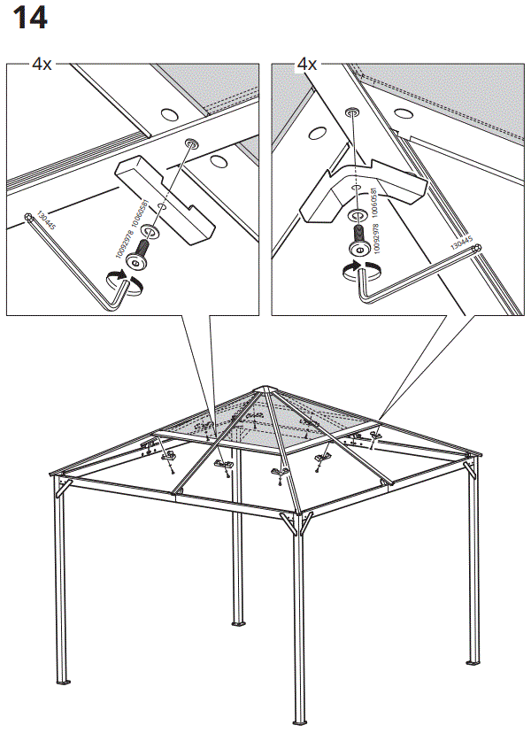 IKEA-FAGELON-300x300-cm-Gazebo-fig-18