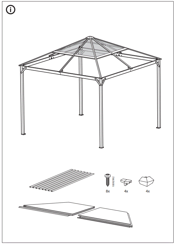 IKEA-FAGELON-300x300-cm-Gazebo-fig-27