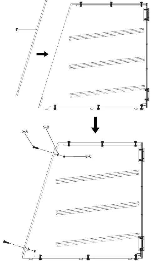 V I V O CANDY-DSPY3 3 Tray Acrylic Display Case 4