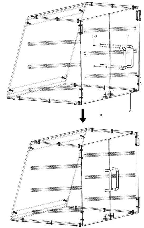 V I V O CANDY-DSPY3 3 Tray Acrylic Display Case 5