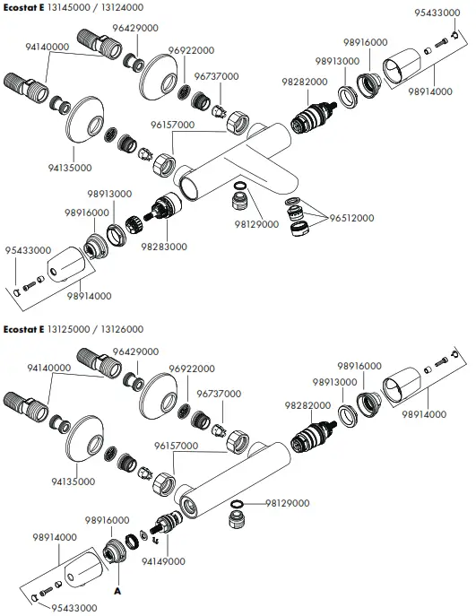 hansgrohe Ecostat Mixers - Figure12