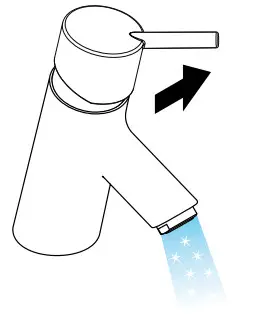 hansgrohe 31711000 Focus S Chrome Basin Mixer - cold