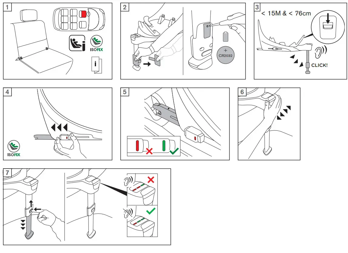 cybex BASE T Baby Car Seat - fig 1