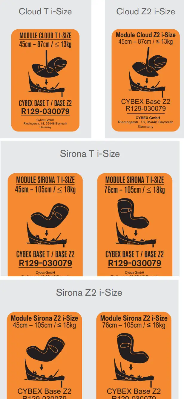 cybex BASE T Baby Car Seat - fig 2