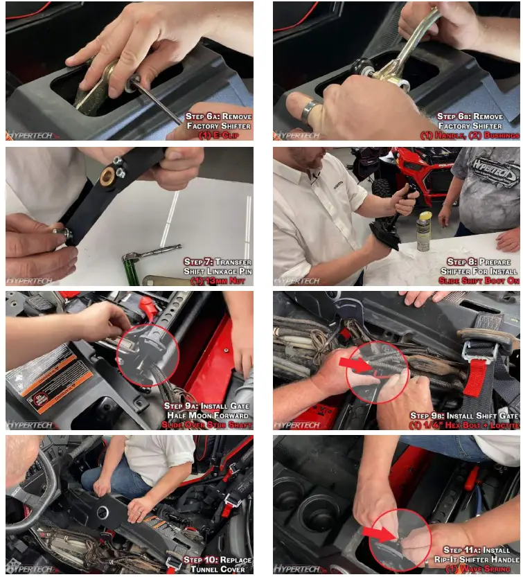 HYPERTECH 3001006 Rip It Pistol Grip Shifter - Grip Shifter 2