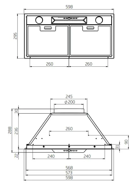 schweigen UM1170-6S Silent Undermount Rangehood - crushd