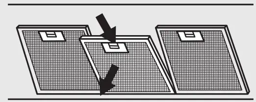 schweigen UM1170-6S Silent Undermount Rangehood - filter