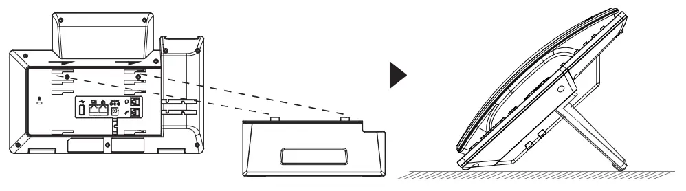 GRANDSTREAM NETWORKS GRP2636 Carrier Grade HD IP Phone - Phone Stand