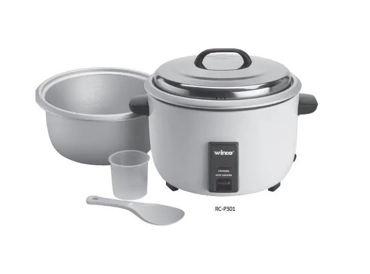 Winco Rc-p301 Commercial Electric Rice Cooker Instruction Manual