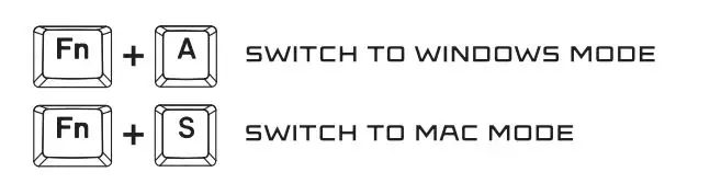 KRUX krx0134 Neo Pro RGB Wireless Gaming Keyboard - Winos and Macos Switch