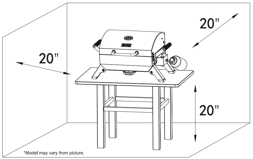 Royal Gourmet GT2001 Portable Stainless Steel Tabletop Gas Grill - fig 1