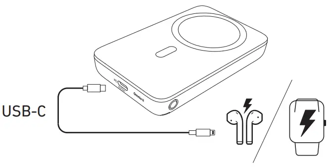 AMEGAT PBW1010 Power Bank - Bluetooth earphones1