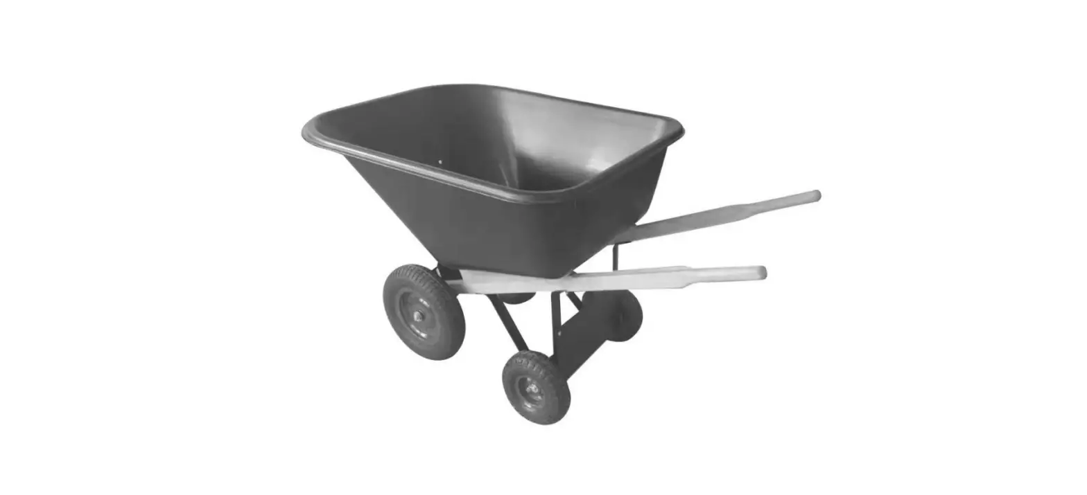 Power Fist 9015124 10 Cu. Ft Poly 4 Wheel Wheelbarrow User Manual