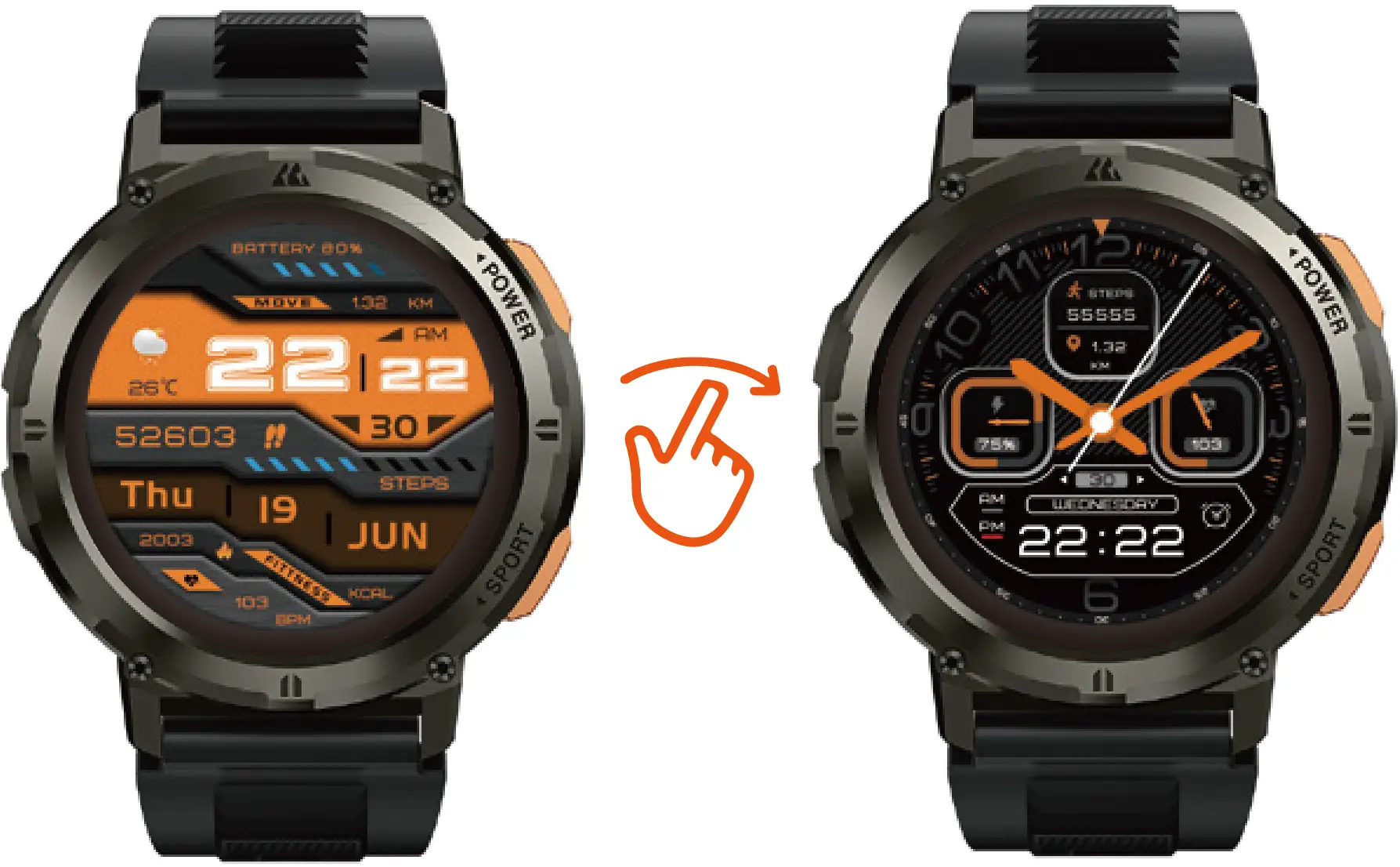 Settings on Watch Faces