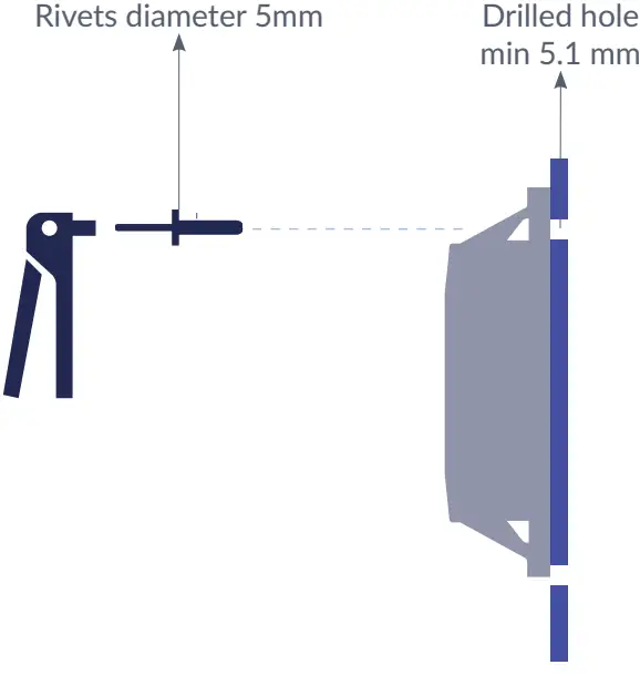 Install Ultra Tracker With Rivets