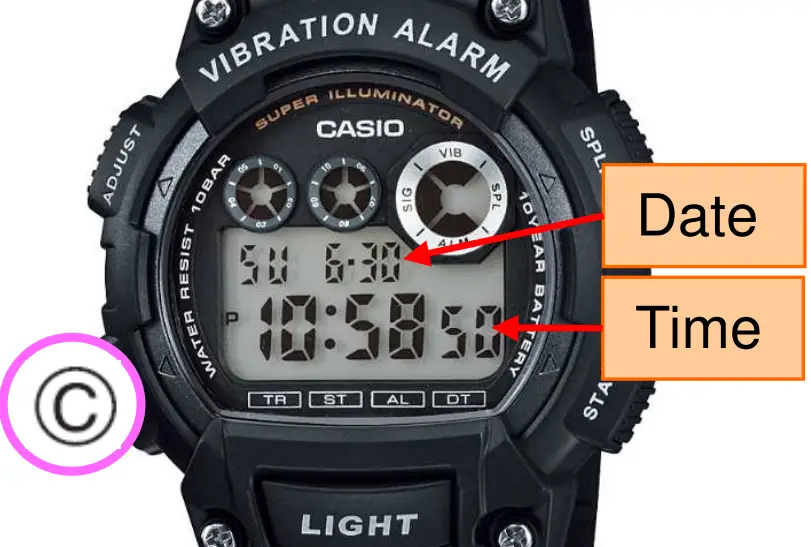 CASIO 3416 DST Setting-Module - fig 1