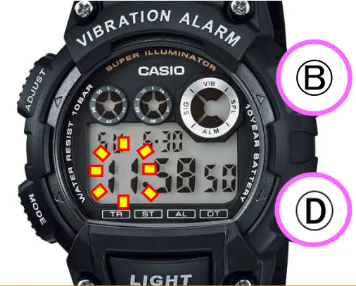 CASIO 3416 DST Setting-Module - fig 4