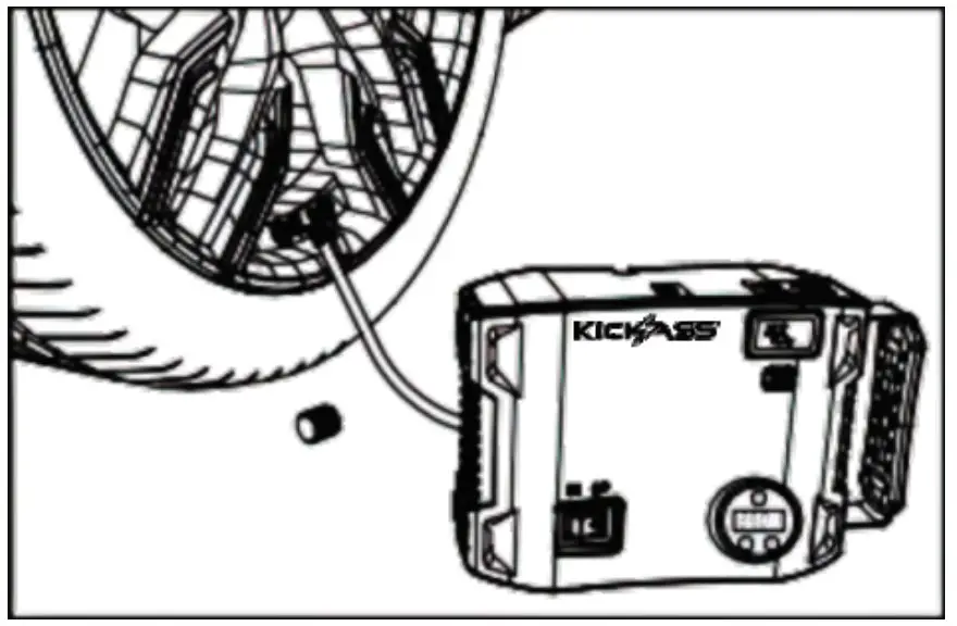 Inflating the Vehicle Tire