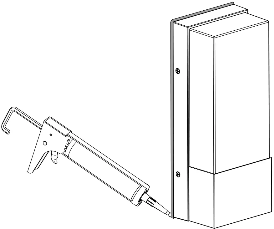 artika OUT-DIC-HD2BL LED Wall Light -APPLY SEALANT
