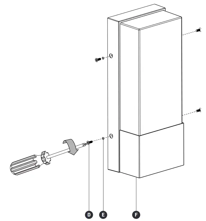 artika OUT-DIC-HD2BL LED Wall Light - FIXTURE