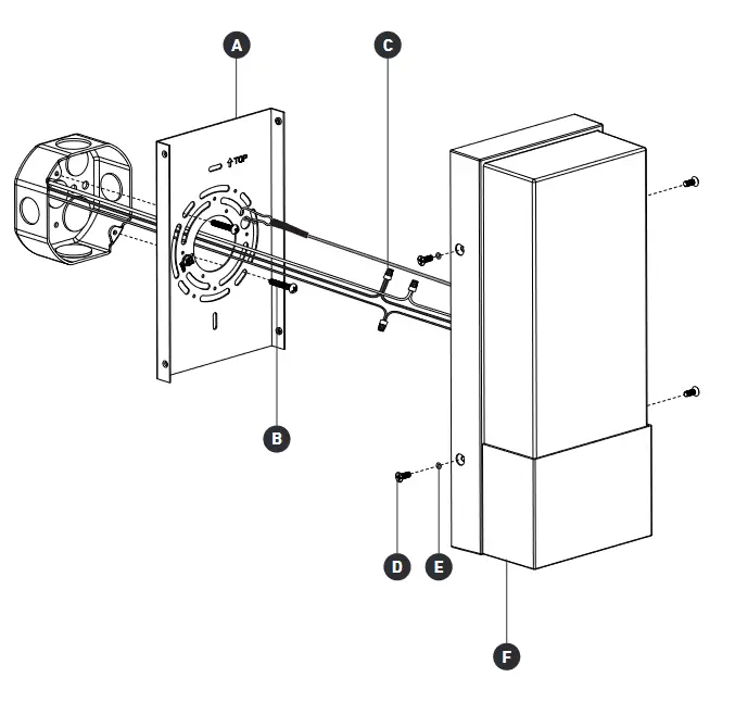 artika OUT-DIC-HD2BL LED Wall Light -STEP 1