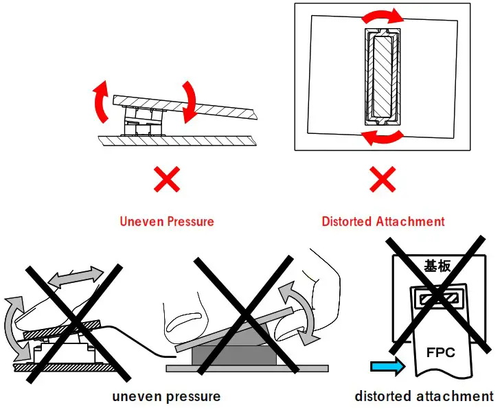 KYOCERA 5861 Series 0 35mm Pitch Board to Board Connector - PRECAUTIONS IN HANDLING 9