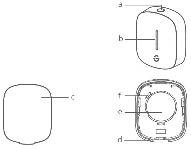 Govee Life H5124 Vibration Sensor - part name