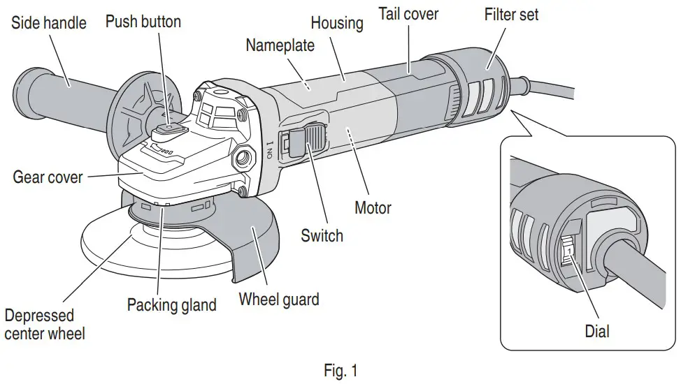 metabo G 12VE2 Electric Die Grinder - fig 4