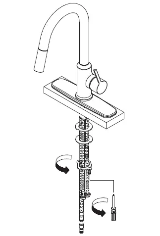 PROFLO-PFXC4017CP-Single-Handle-Pull-Down-Kitchen-Faucet-FIG- (4)