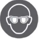 Wear eye protection icon