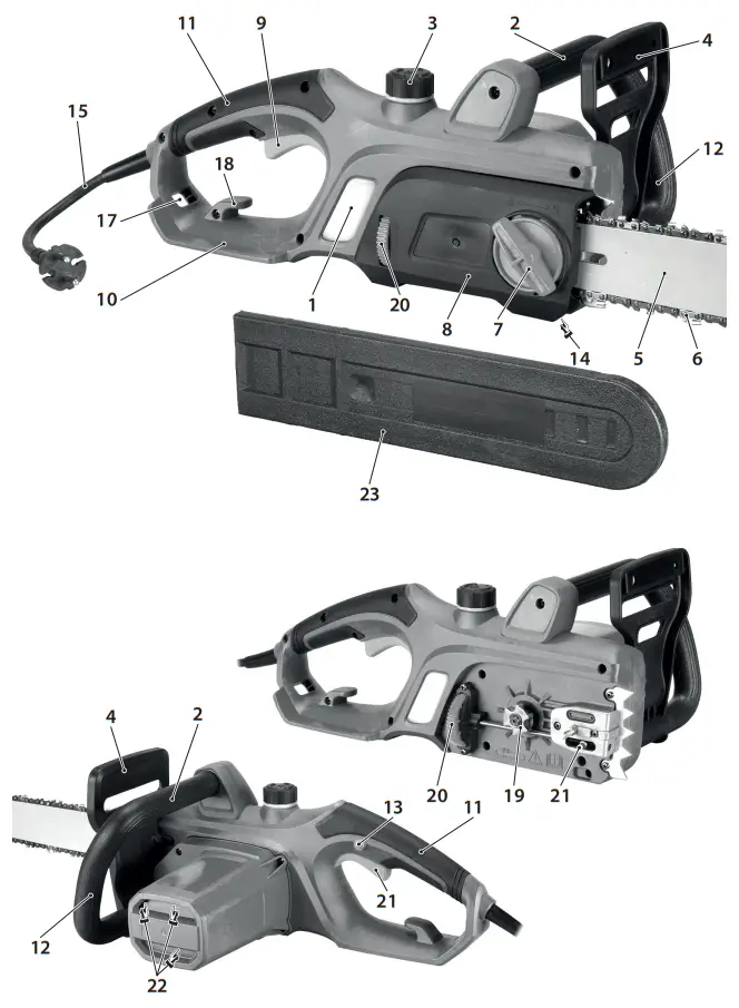 Narex EPR 350 24 Electric Chainsaw - FIG 1