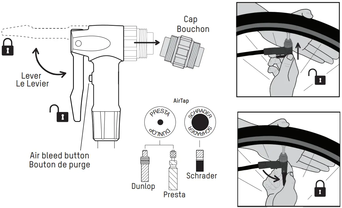 Blackburn 7122410 Core Pro Floor Pump - ovrview
