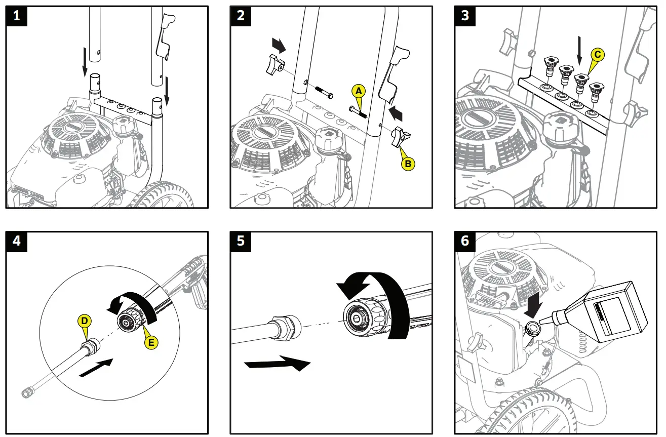 KARCHER G 2900 E High Pressure Washer - Assembling