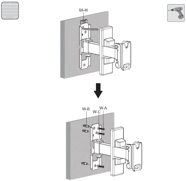 FONESTAR-MOV-222N-Full-Motion-TV-Wall-Mount-fig-4