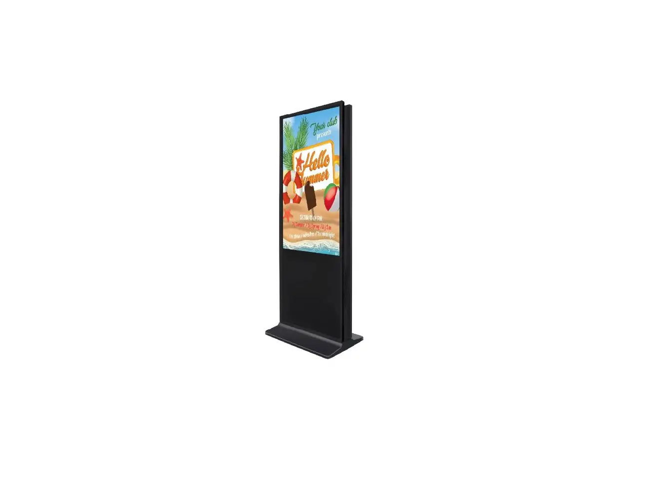 D2g Df055tlwe 55 Inch Edgelit Touch Floor Stand User Manual
