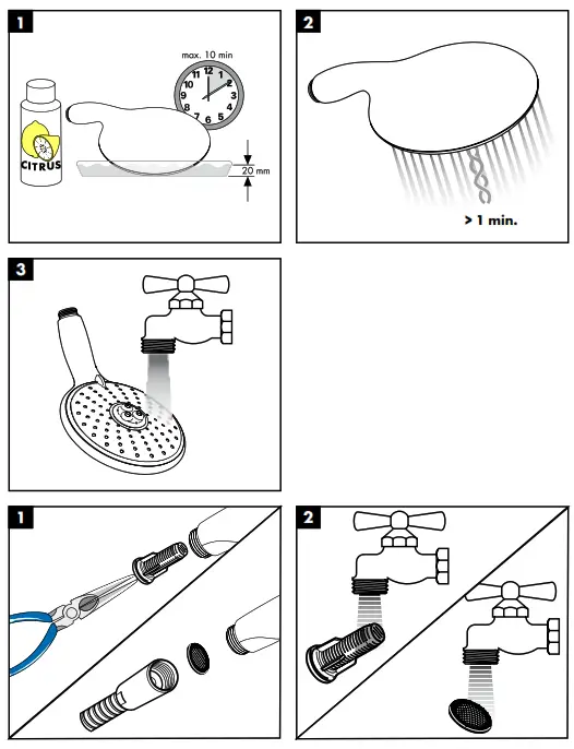 hansgrohe RAINDANCE E Shower Set - Figure11