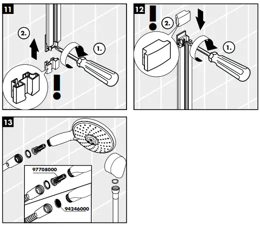 hansgrohe RAINDANCE E Shower Set - Figure8