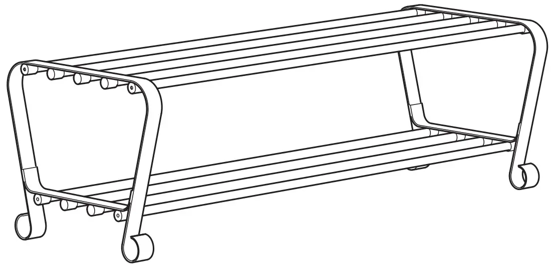 IKEA PORTIS Shoe Rack