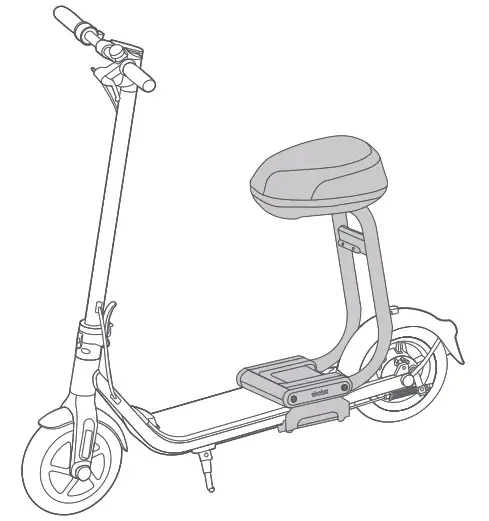 D40X Multi Functional Scooter Seat for Ninebot KickScooter - Cover