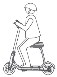 D40X Multi Functional Scooter Seat for Ninebot KickScooter - Installation and Usage 7