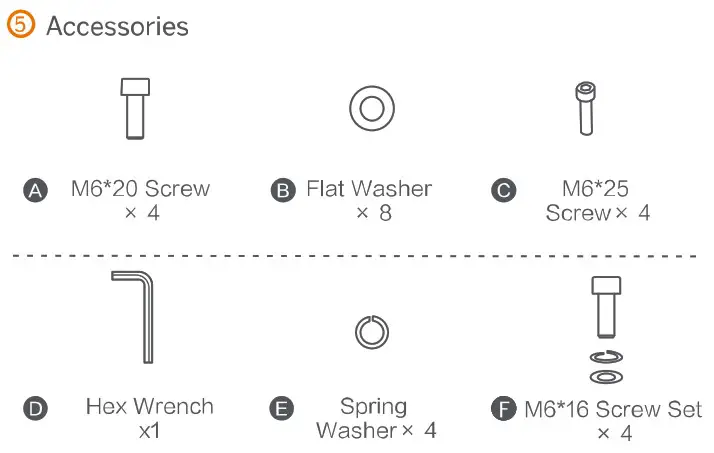 D40X Multi Functional Scooter Seat for Ninebot KickScooter - Packing List 2