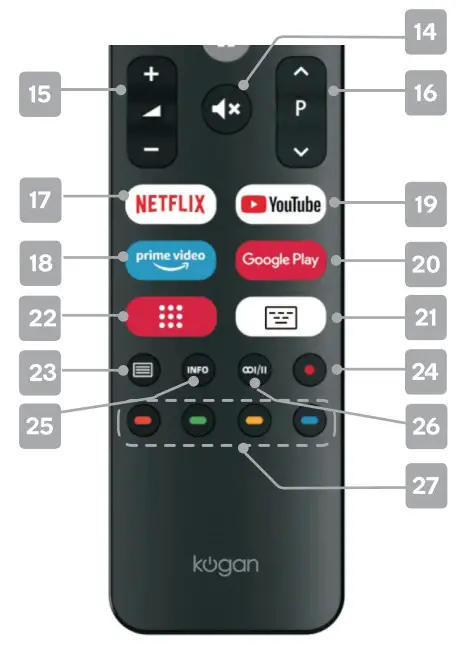kogan XQ98J Series 50 Inch 4K UHD Smart Google TV - Remote control 1
