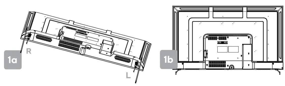 kogan XQ98J Series 50 Inch 4K UHD Smart Google TV - assembly 1