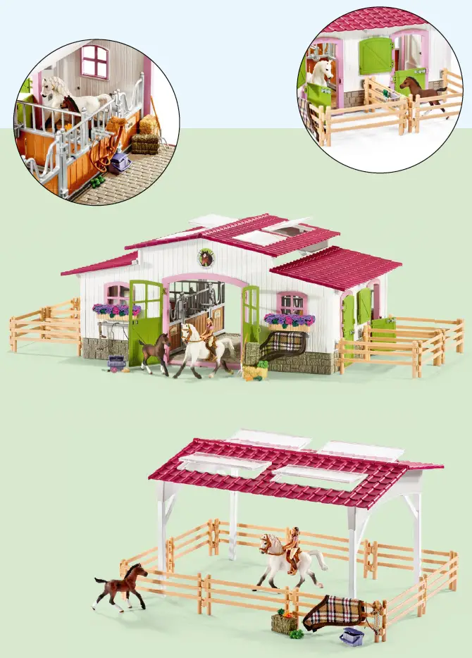 schleich-42344-Riding-Centre-with-Rider-and-Horses-fig- (11)