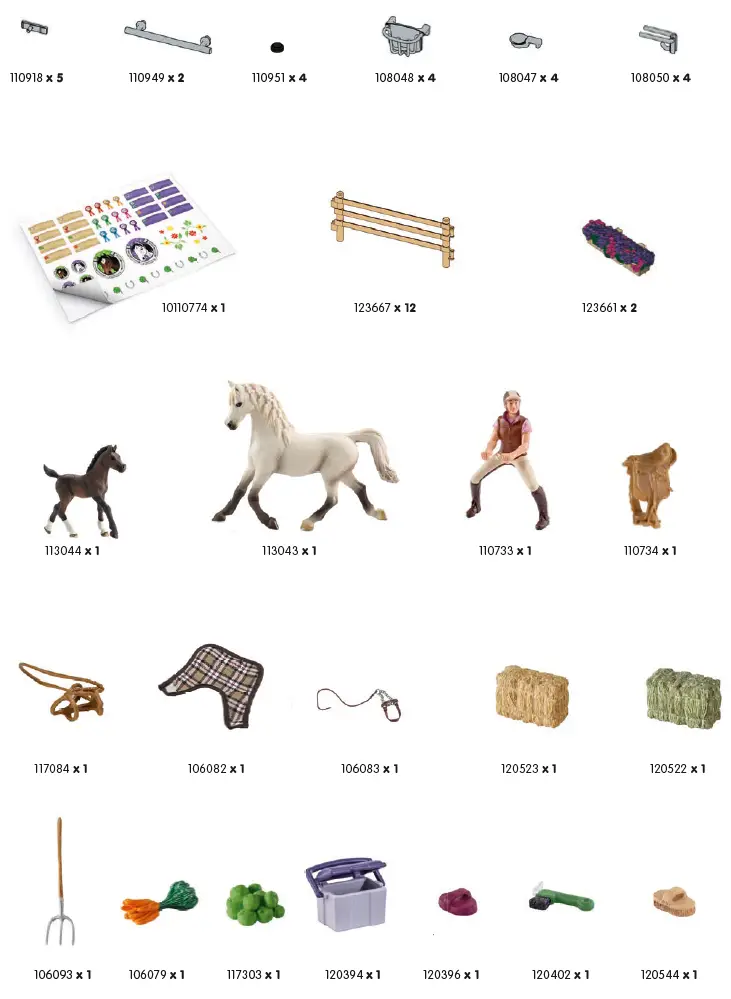 schleich-42344-Riding-Centre-with-Rider-and-Horses-fig- (3)